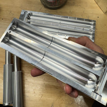 Load image into Gallery viewer, 8" Big Bertha Tube Mold w/ Pre-Cut Tails (Smooth Body)