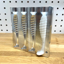Load image into Gallery viewer, 3.5" Swimbait Mold (Rib Body)