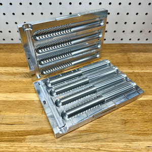 6" Big Bertha Tube Mold w/ Pre-Cut Tails